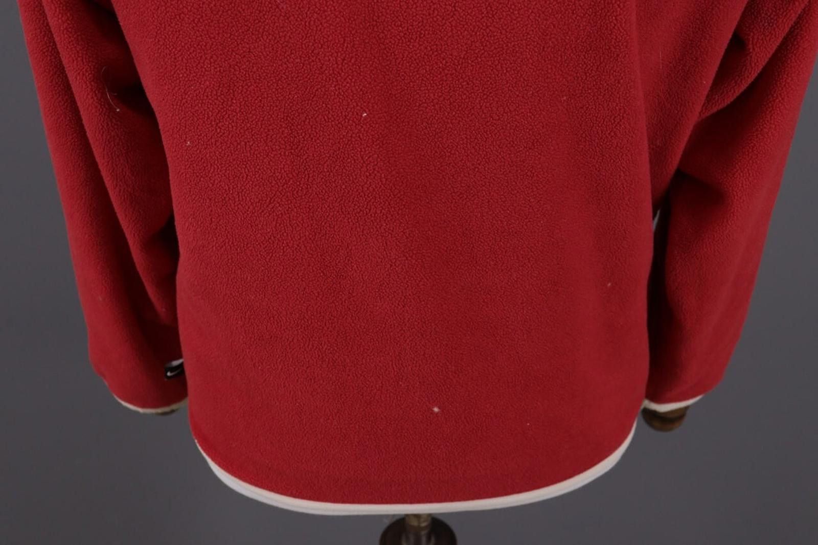 Nike Vintage Nike Red High Fleece Jacket Jumper Sweater Size L Size US L / EU 52-54 / 3 - 11 Thumbnail