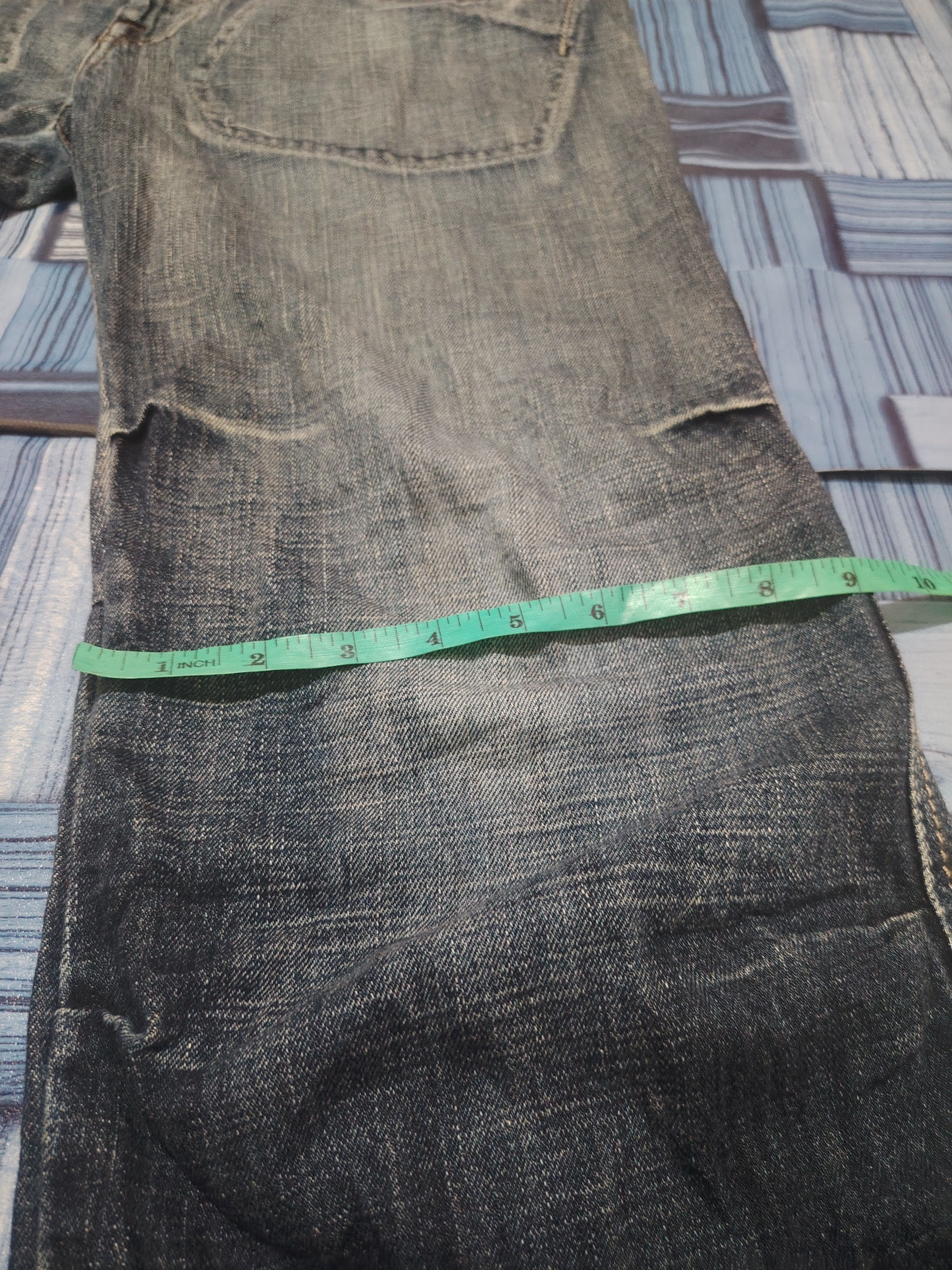 Marithe + Francois Girbaud Japanese Marithe Francois Girbaud Baggy Style Flare Jeans Size US 35 - 24 Thumbnail
