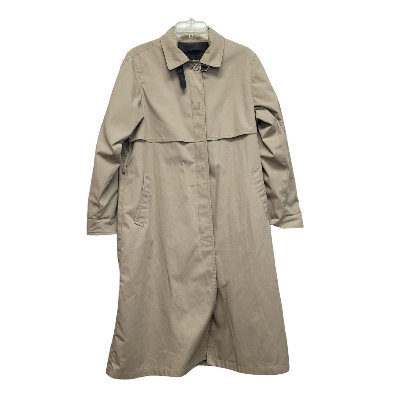 London Fog London Fog Womens 10 Petite PolyCotton Trench Coat w Pockets Grailed