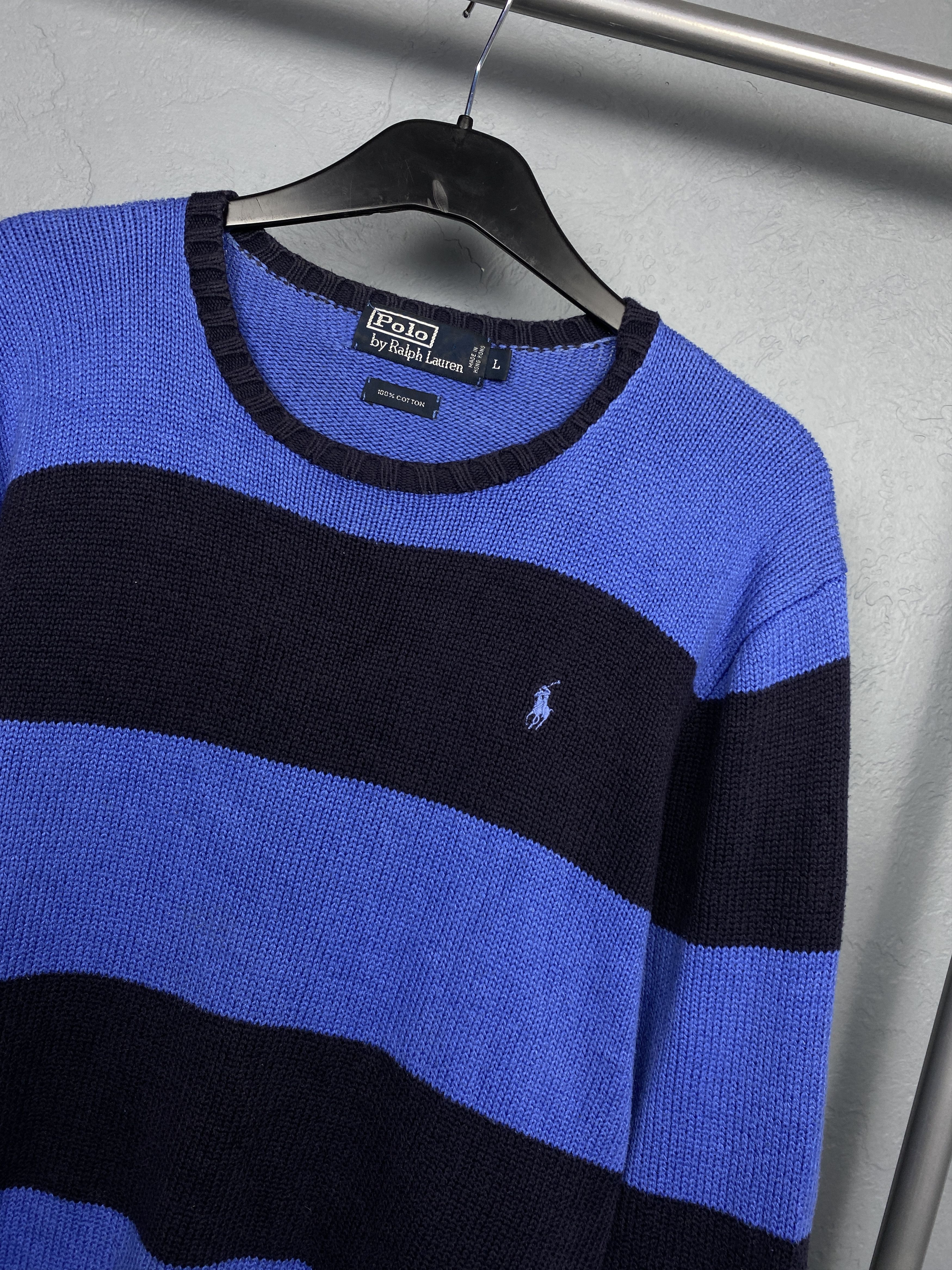 Polo Ralph Lauren Polo Ralph Lauren 90s Vintage Mens Knit Sweater Size US L / EU 52-54 / 3 - 2 Thumbnail