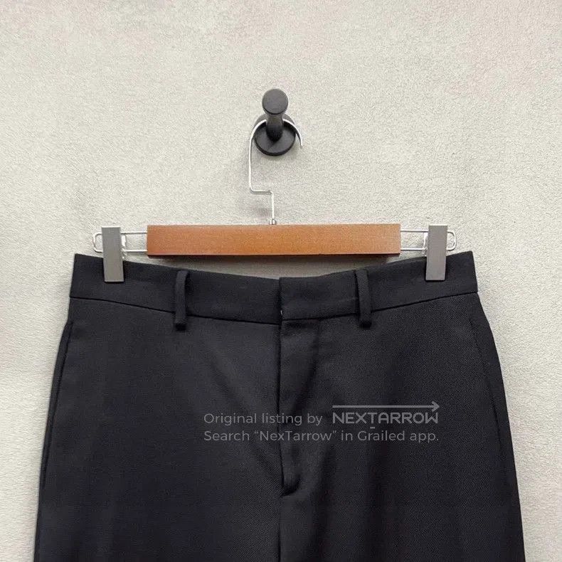 Louis Vuitton LV Black Wool Straight Suit Pants. Size US 30 / EU 46 - 4 Thumbnail