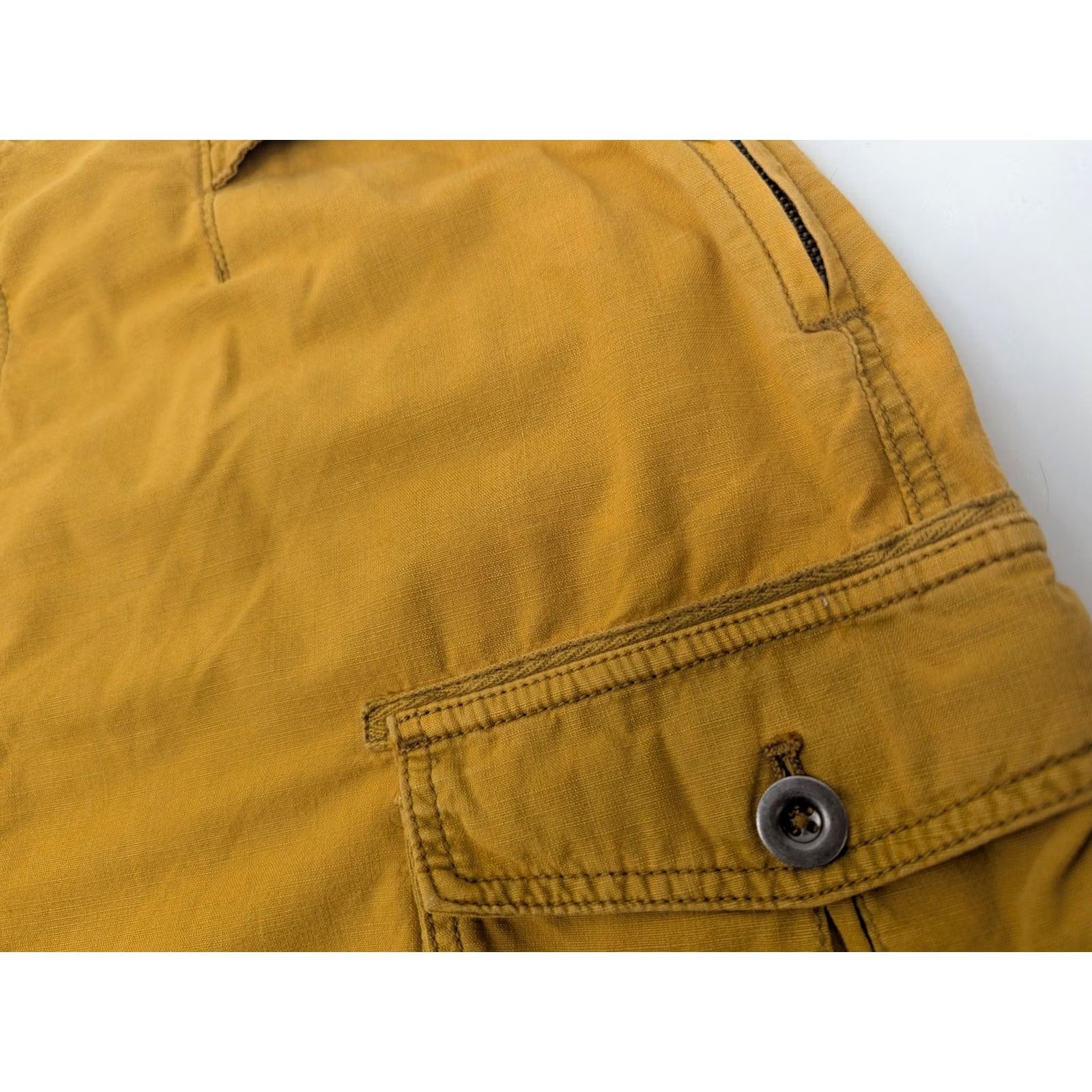 Free People Free People Skirt Women 8 Cargo Short Yellow Erika Utility Strappy Side Zip Size 30" / US 8 / IT 44 - 2 Thumbnail
