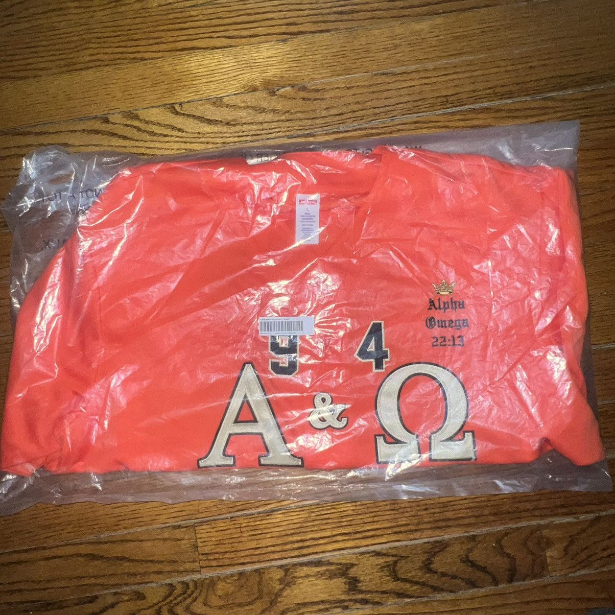 Supreme Supreme Alpha Omega Baseball Jersey White Size: L Size US L / EU 52-54 / 3 - 3 Thumbnail