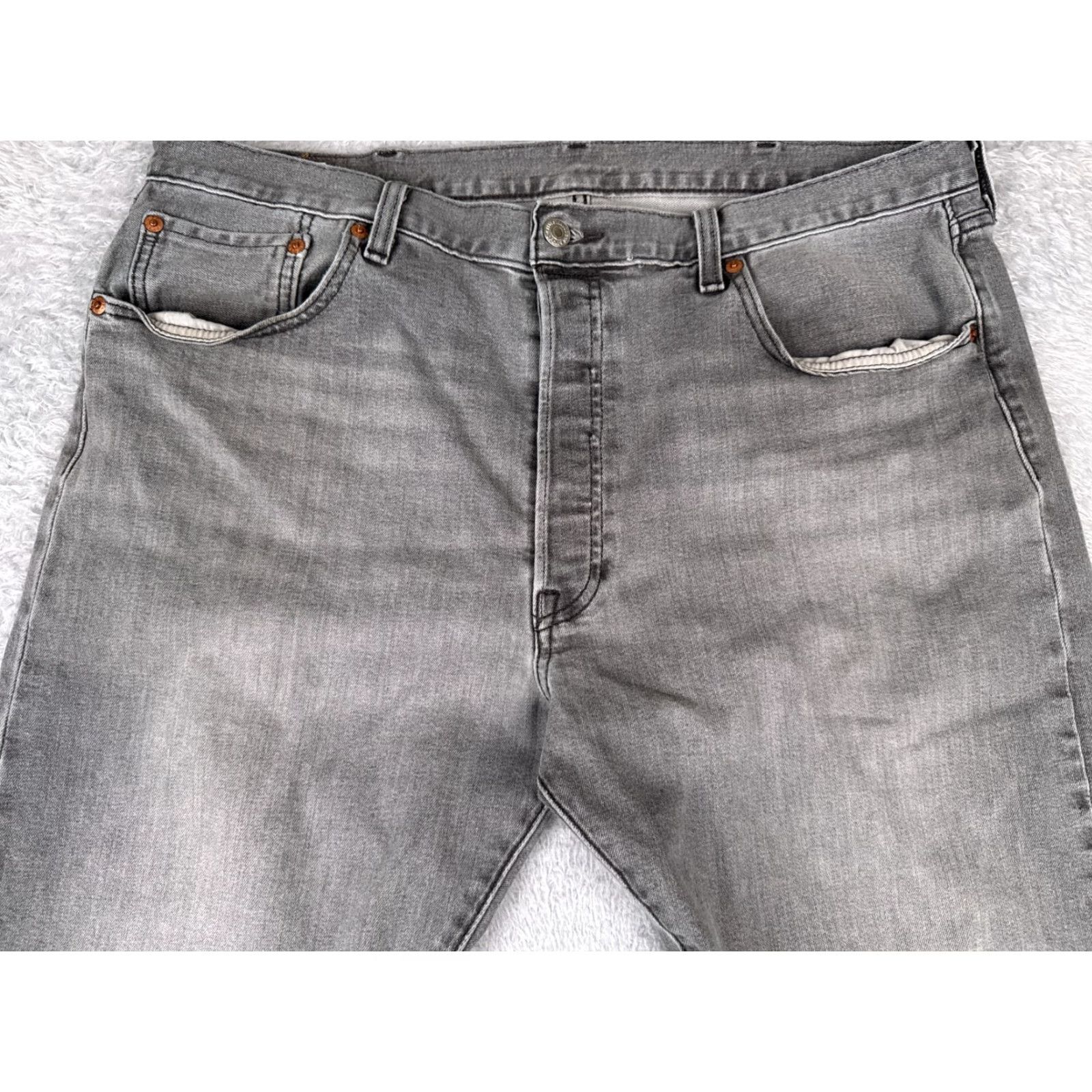 Levi's VINTAGE Levis Jeans 501 XX Adult 38 Black Denim Button Cotton 38x33 Regular 5-Pocket Mens Size US 38 / EU 54 - 4 Thumbnail