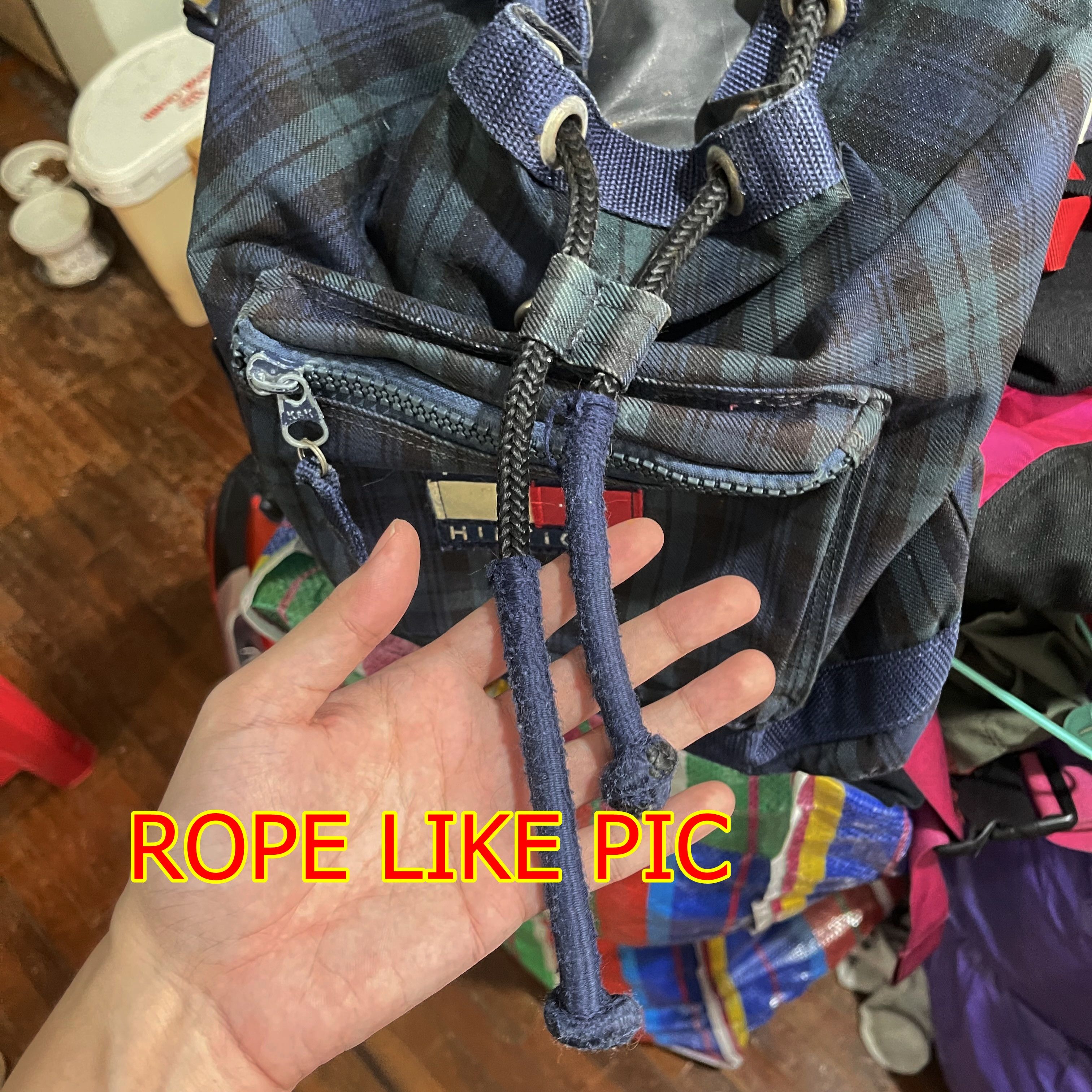 Tommy Hilfiger Vintage 90s Tommy Hilfiger Plaid Backpack Size ONE SIZE - 14 Thumbnail