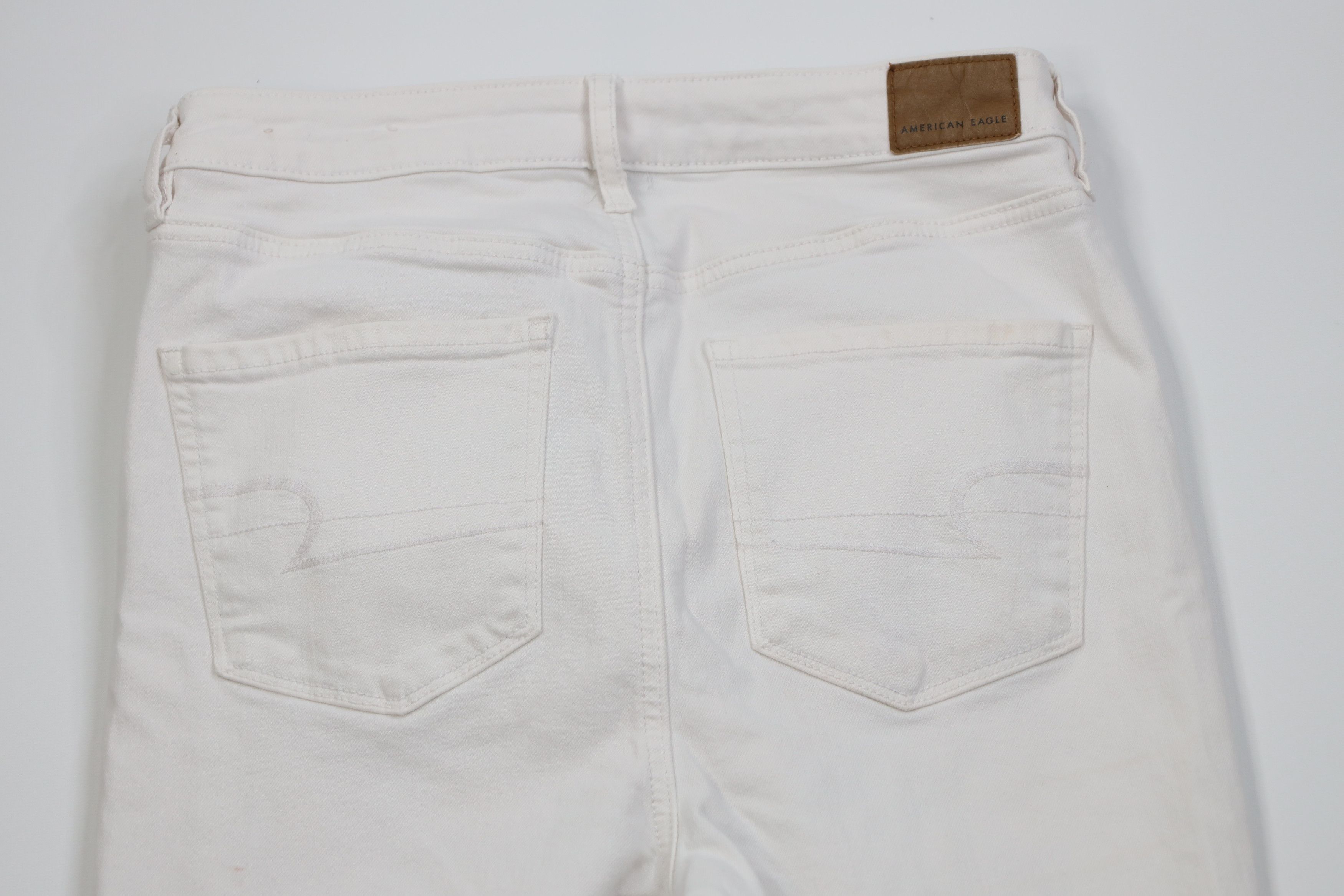 American Eagle Outfitters Vintage Y2K American Eagle Outfitters High Rise Flared Jeans Size 32" / US 10 / IT 46 - 12 Thumbnail