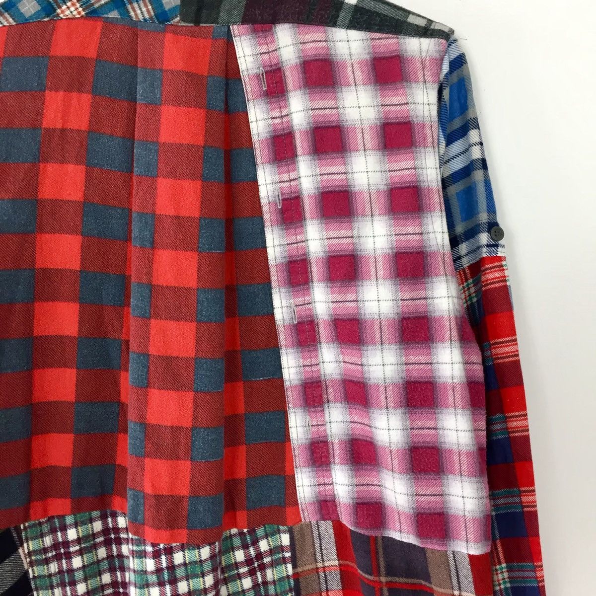 Needles REBUILD BY NEEDLES FW16 PATCHWORK FLANNEL SHIRT Size US S / EU 44-46 / 1 - 5 Thumbnail