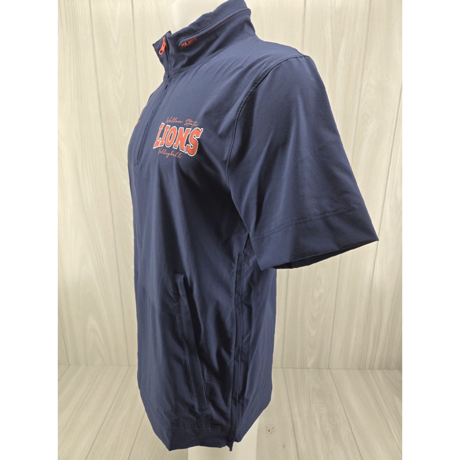 Nike Nike Wallace State Valleyball Windbreaker Jacket S Blue 1/4 Zip Men’s Small Size US S / EU 44-46 / 1 - 3 Thumbnail