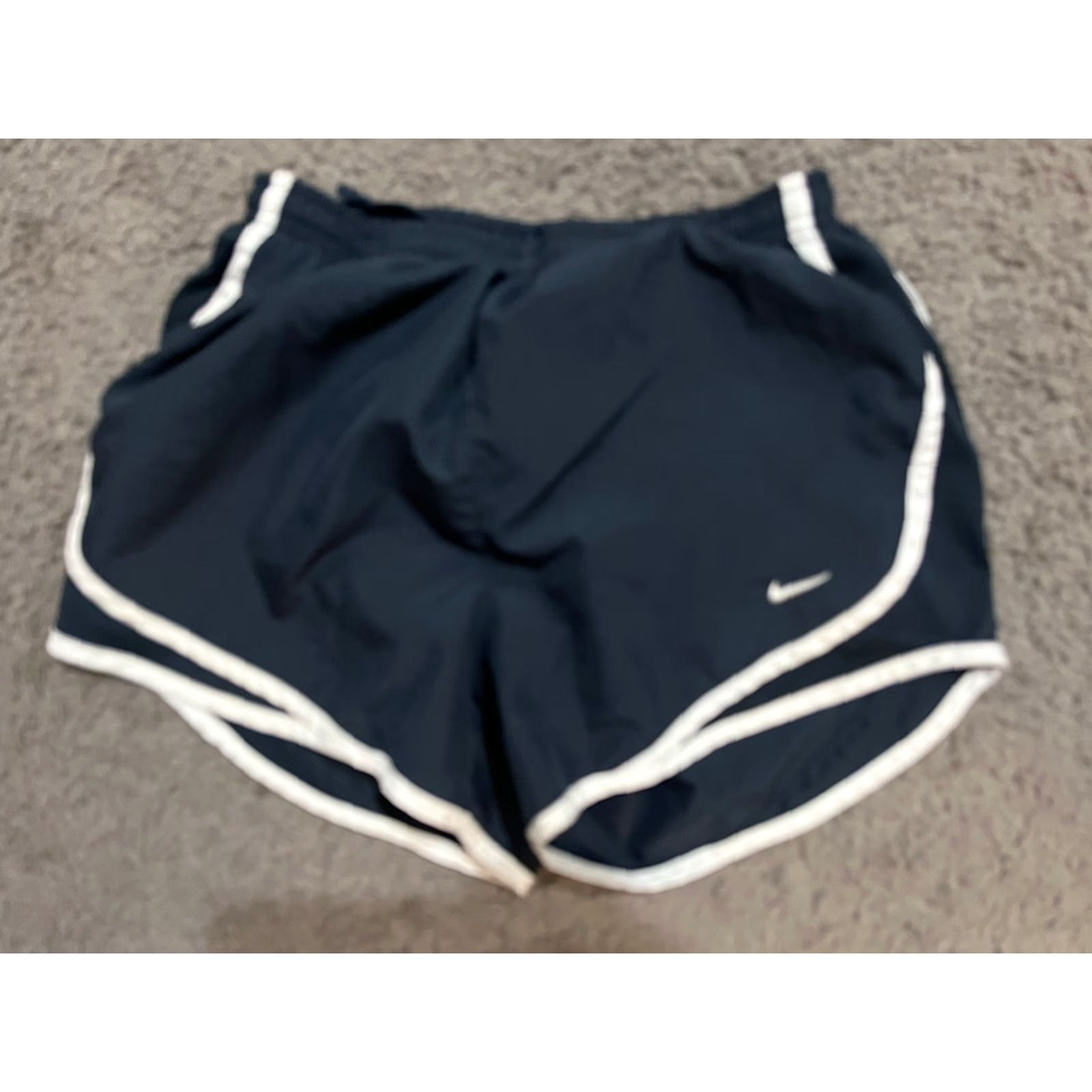 Nike Nike Dri-Fit Shorts Women’s Black White Elastic Waist Size Small Athletic Activewear Side Size 32" / US 10 / IT 46 - 2 Thumbnail