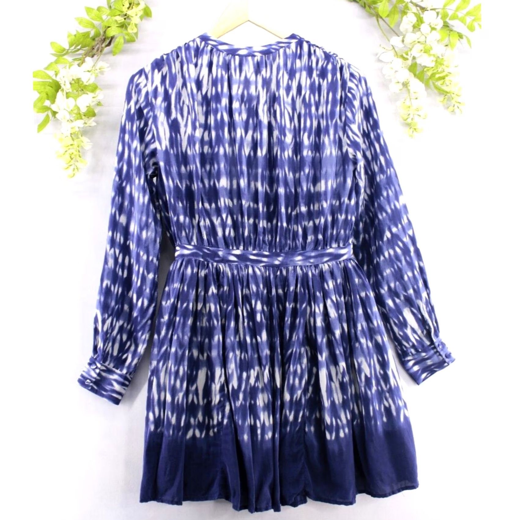 THAKOON Thakoon Addition Blue Silk Print Dress Sz S Mini Casual Colorful Designer Vacation Womens Size XS / US 0-2 / IT 36-38 - 2 Thumbnail