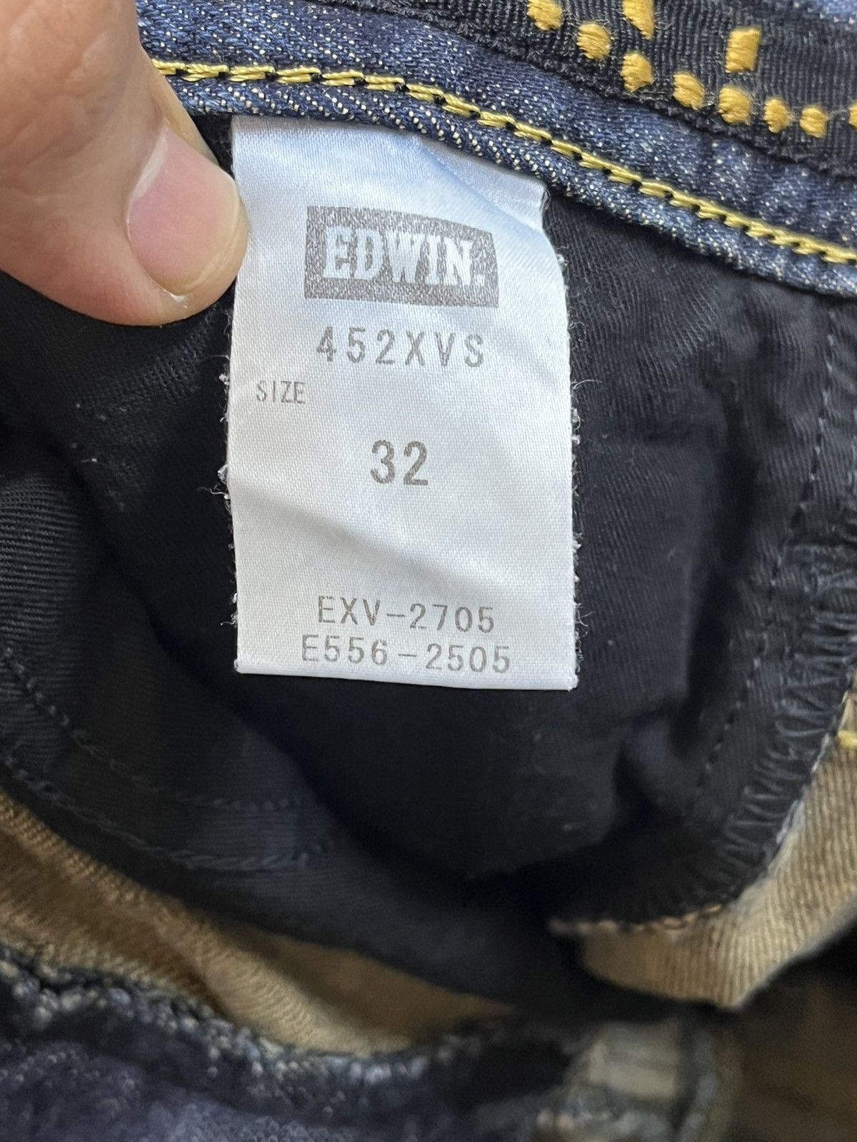 Edwin Vintage Edwin Exclusive Vintage Arrowline Zipper Denim Size US 33 - 11 Thumbnail