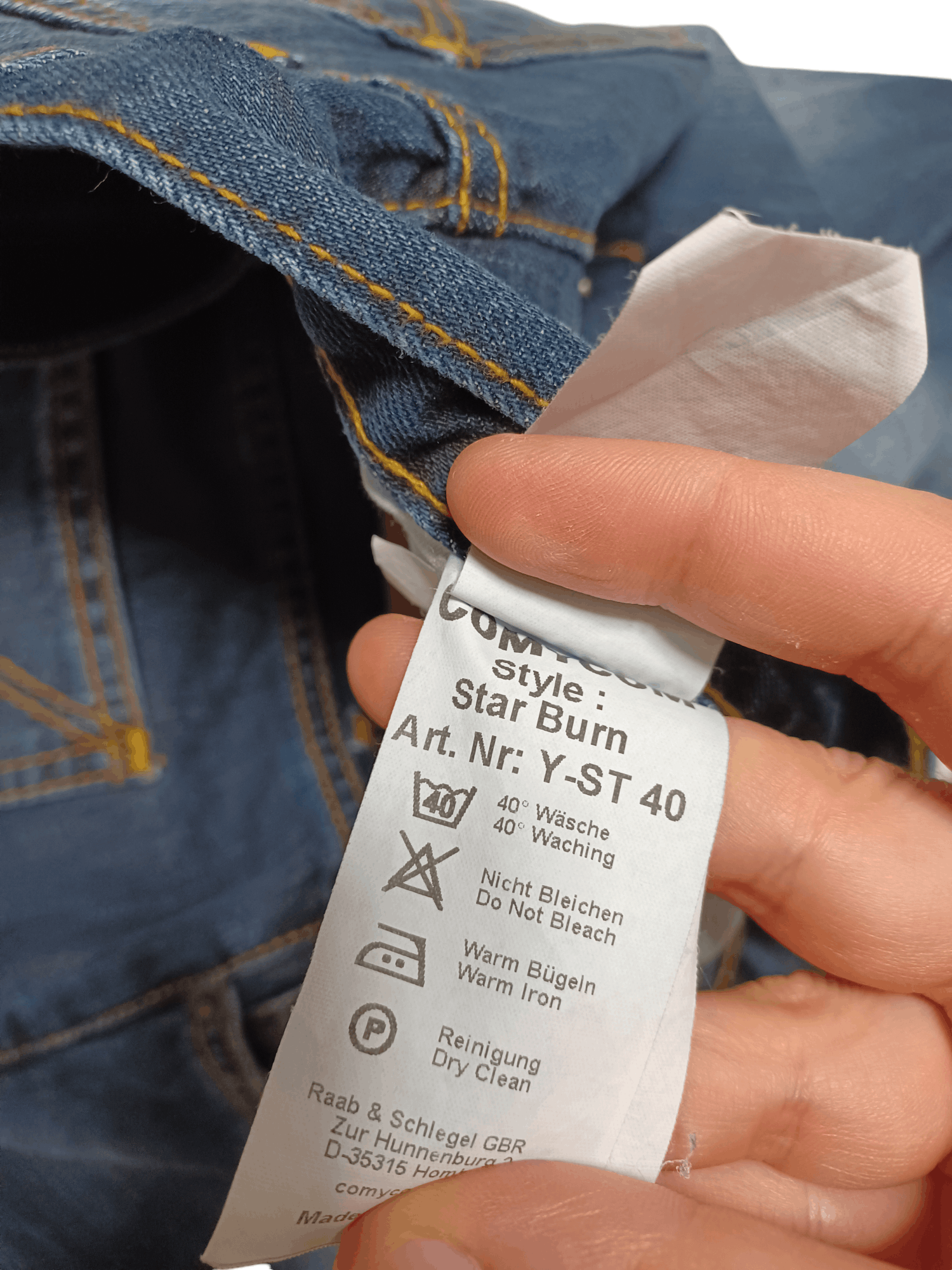 38 CM LEG OPENING FLARED FIRE AVANT GARDE COMYCOM JEANS