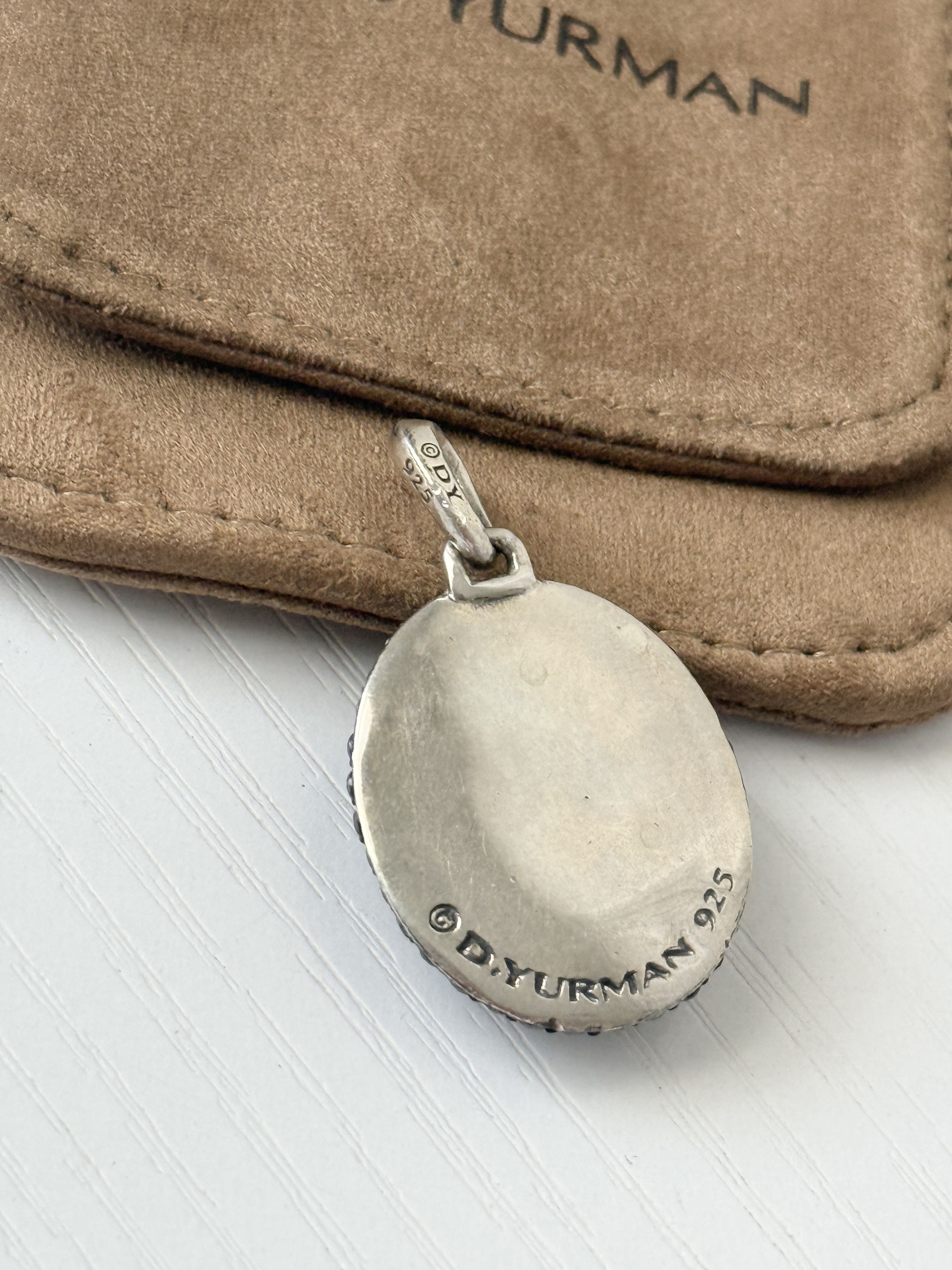 David Yurman david yurman silver black diamond beetle scarab pendant Size ONE SIZE - 2 Thumbnail