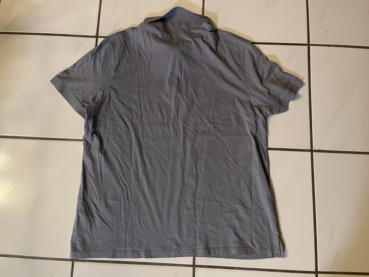 Allsaints All Saints Shirt Gray Blue Polo Ramskull Mens XL Slim Fit Size US XL / EU 56 / 4 - 6 Thumbnail