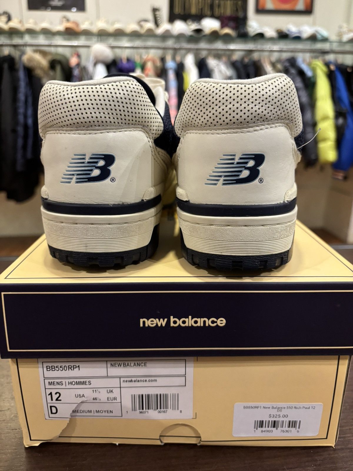 New Balance New Balance 550 ‘Navy Light Blue’ Size US 12 / EU 45 - 3 Thumbnail