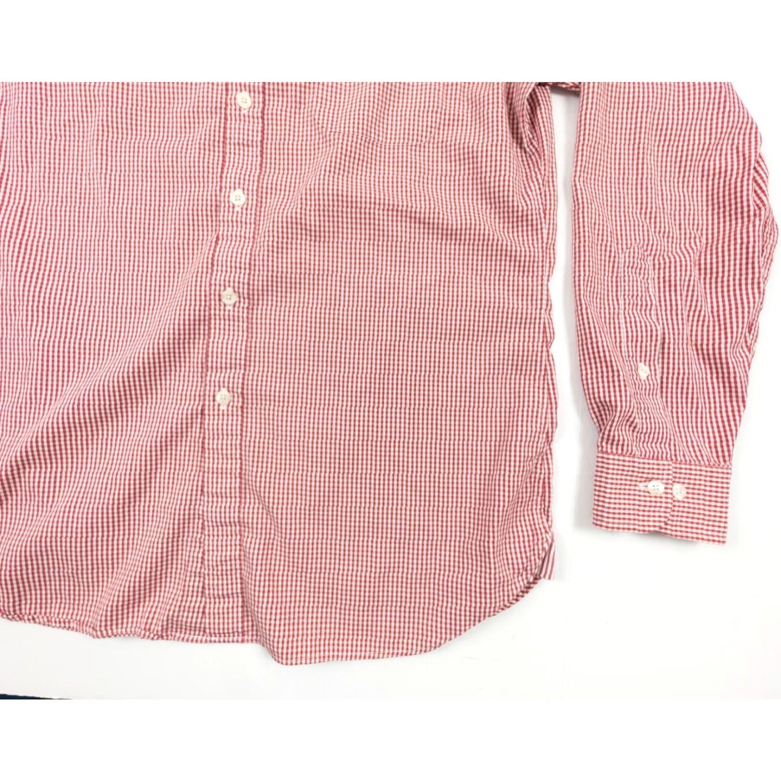 Brooks Brothers Brooks Brothers Shirt Mens Medium Red Button-Down Gingham Check Business Workwear All-Season 90s/Preppy Style Mens Medium Red Size US M / EU 48-50 / 2 - 3 Thumbnail
