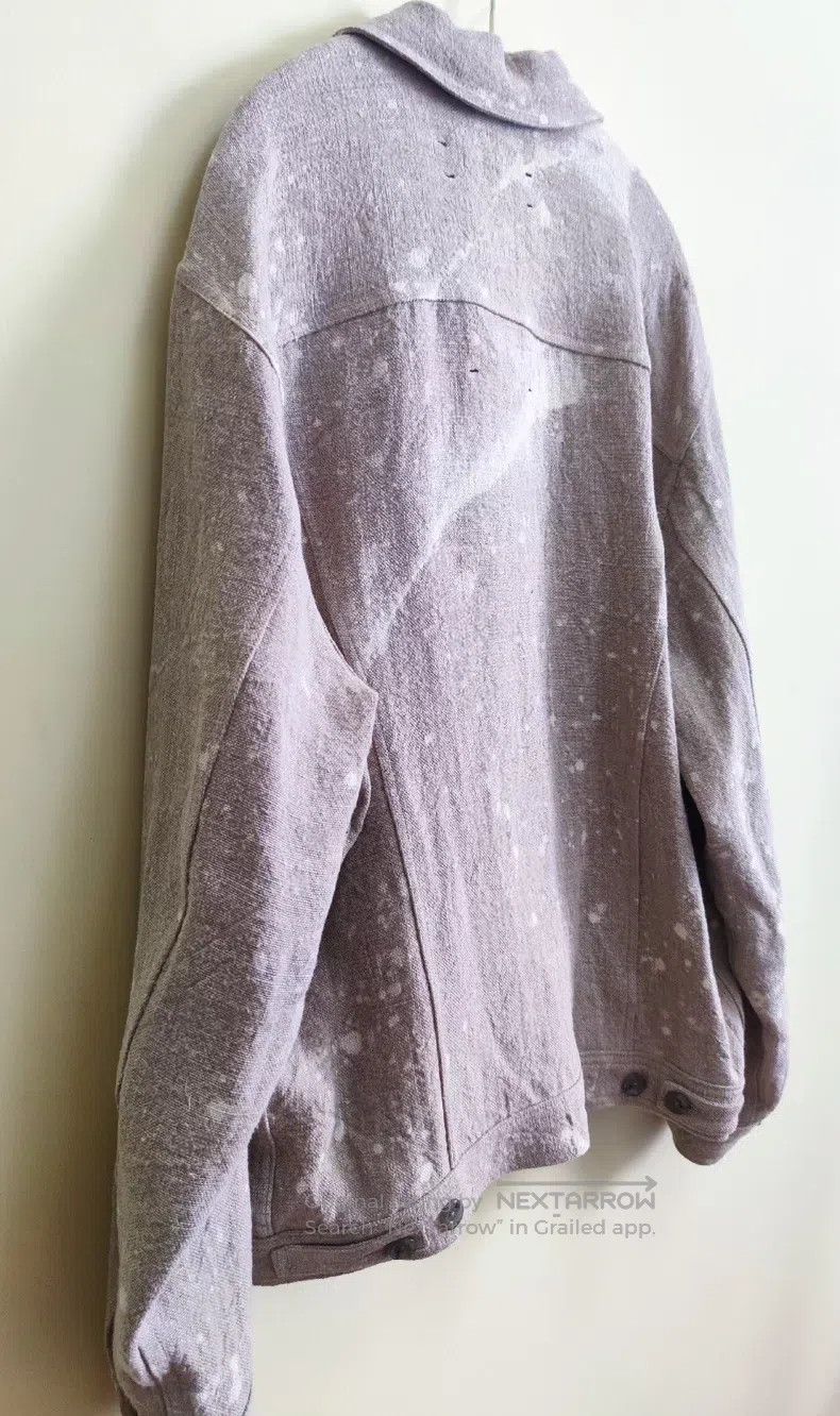 Song For The Mute Song For The Mute Coarse Linen Splatter Craftsman Jacket Size US M / EU 48-50 / 2 - 5 Thumbnail