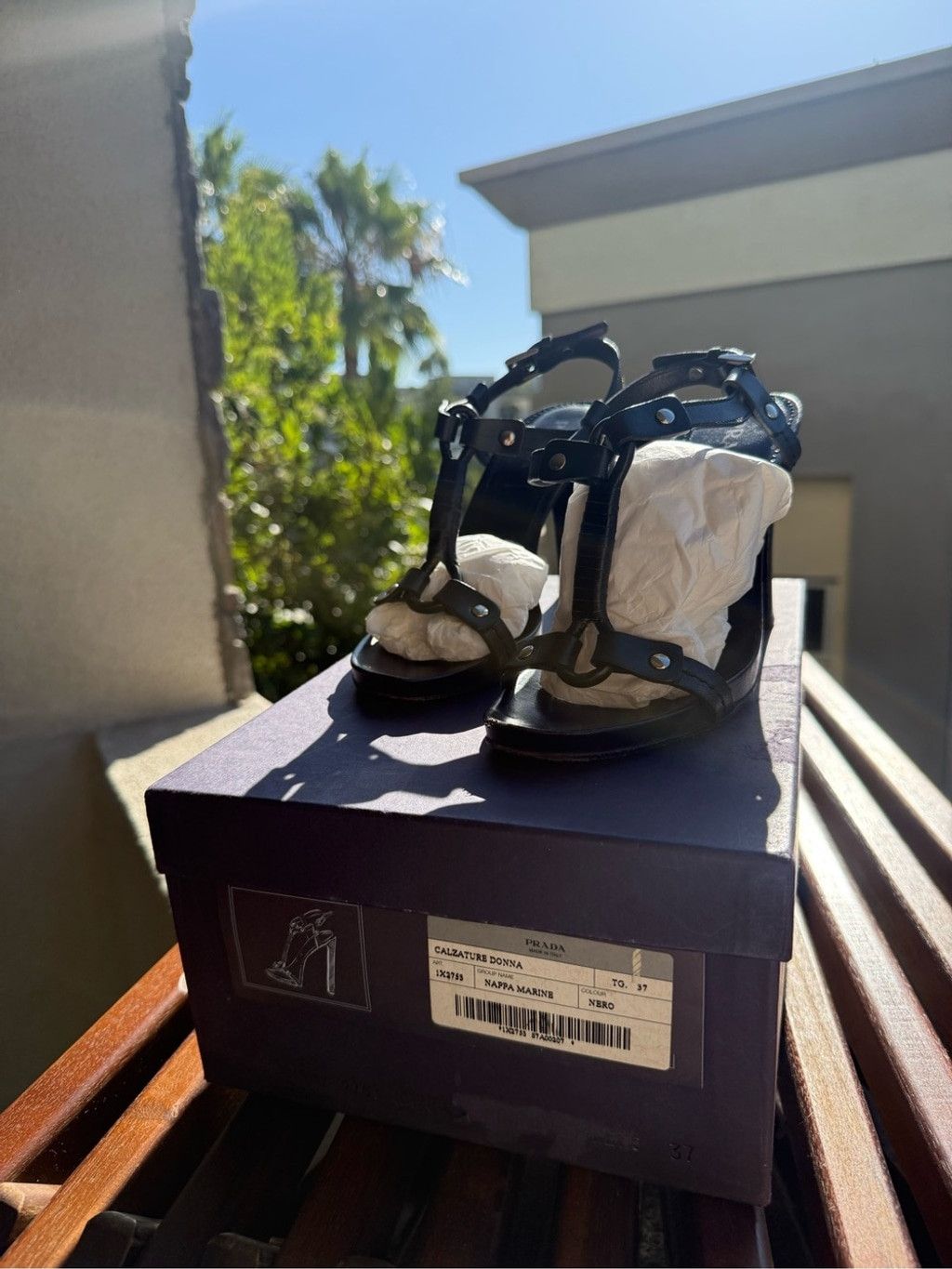 Prada Prada harness leather heels Size US 7 / IT 37 - 12 Thumbnail