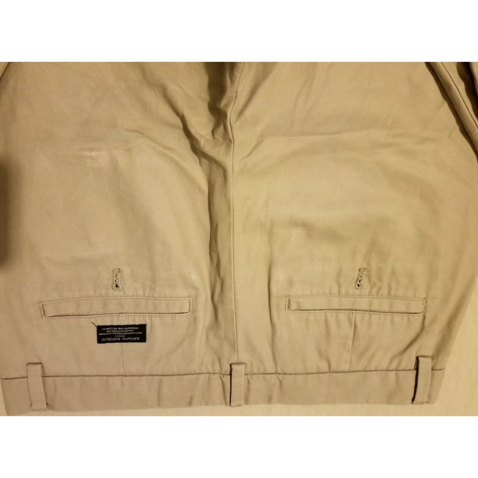 Banana Republic Banana Republic Chino Dress Pants Trouser Slack Khaki Cotton 33x30 34x30 Mens Size US 33 - 2 Thumbnail