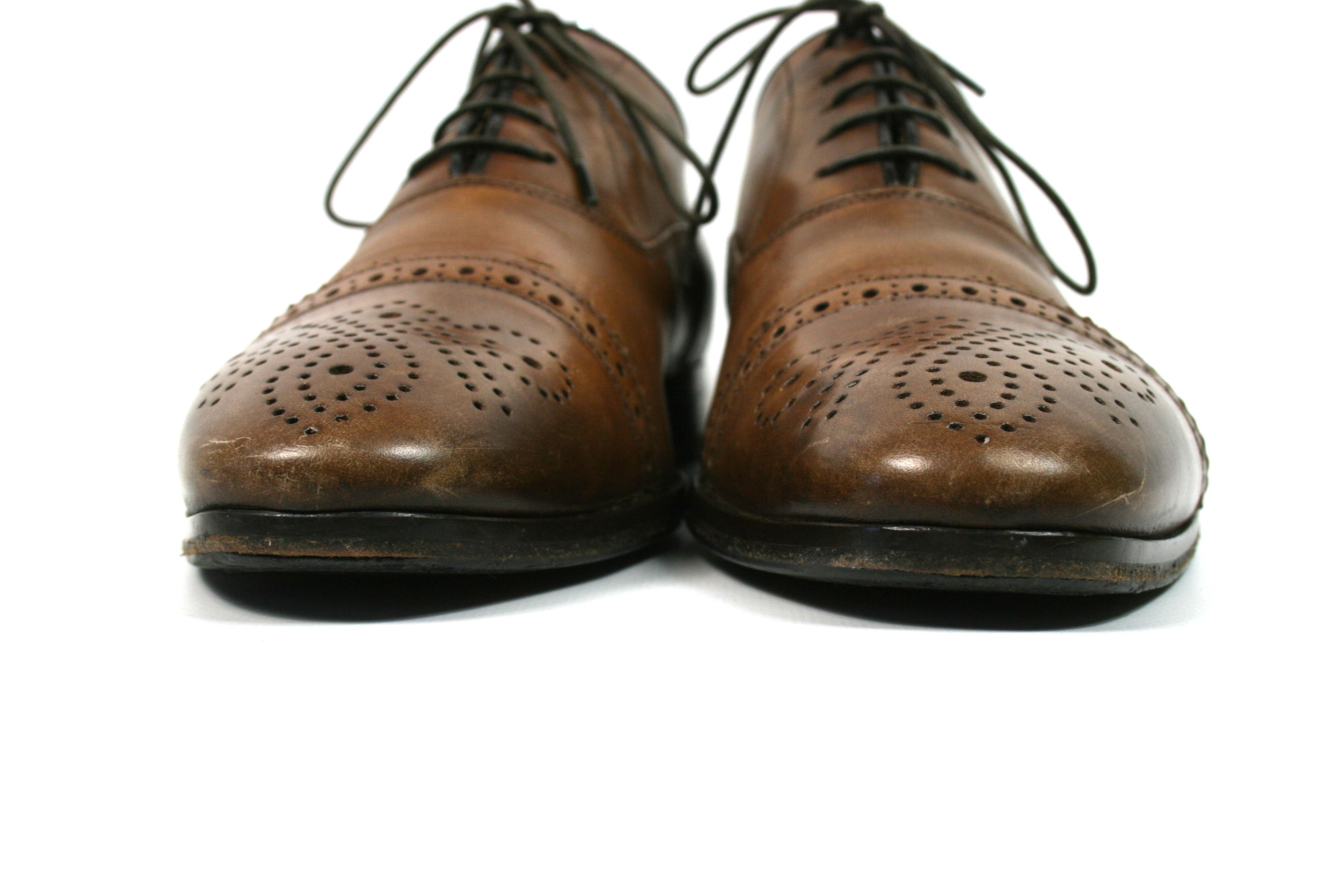 Doucal's Leather Oxford Shoes Size US 7 / EU 40 - 4 Thumbnail