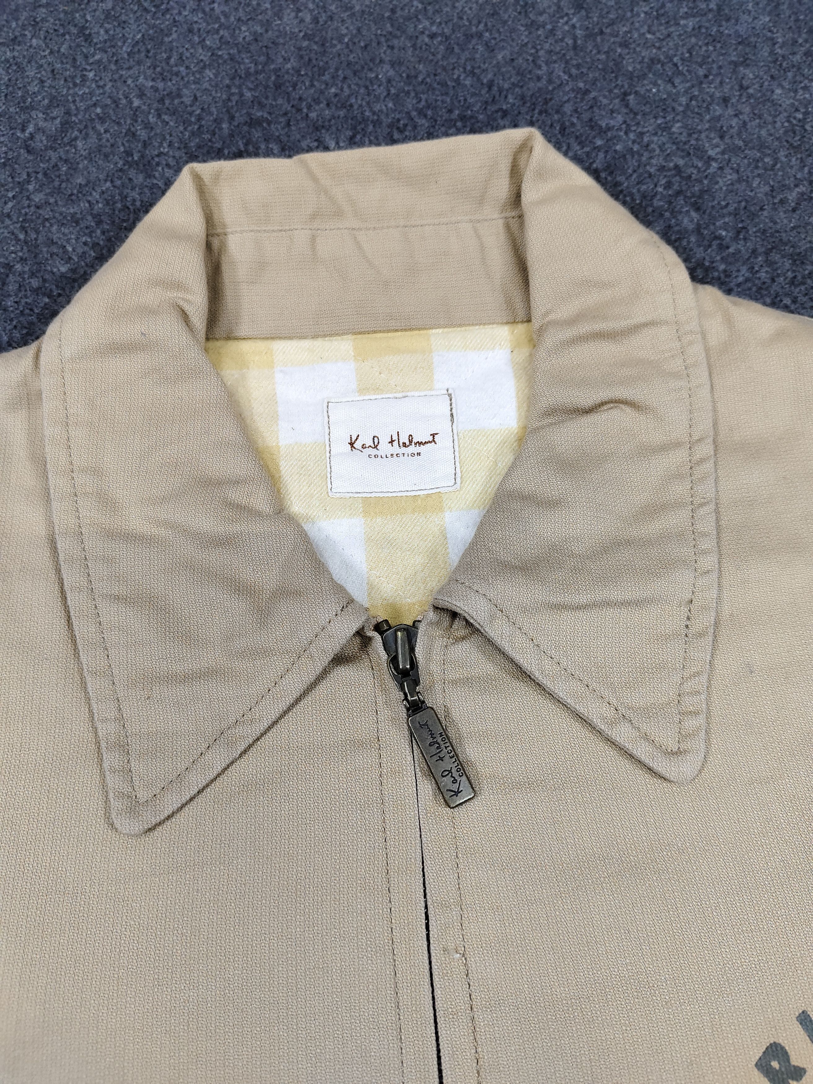 Karl Helmut 90s Karl Helmut- Collection Pacth Workwear Harrington Jacket Size US L / EU 52-54 / 3 - 7 Thumbnail