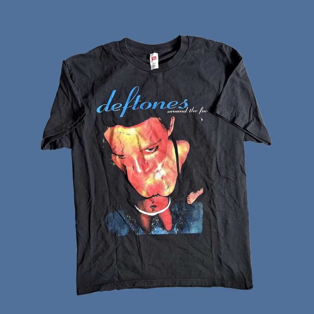 Hanes VINTAGE Deftones Shirt Mens Medium Black North American Tour 2025 Graphic T-Shirt Band Size US M / EU 48-50 / 2 - 1 Thumbnail