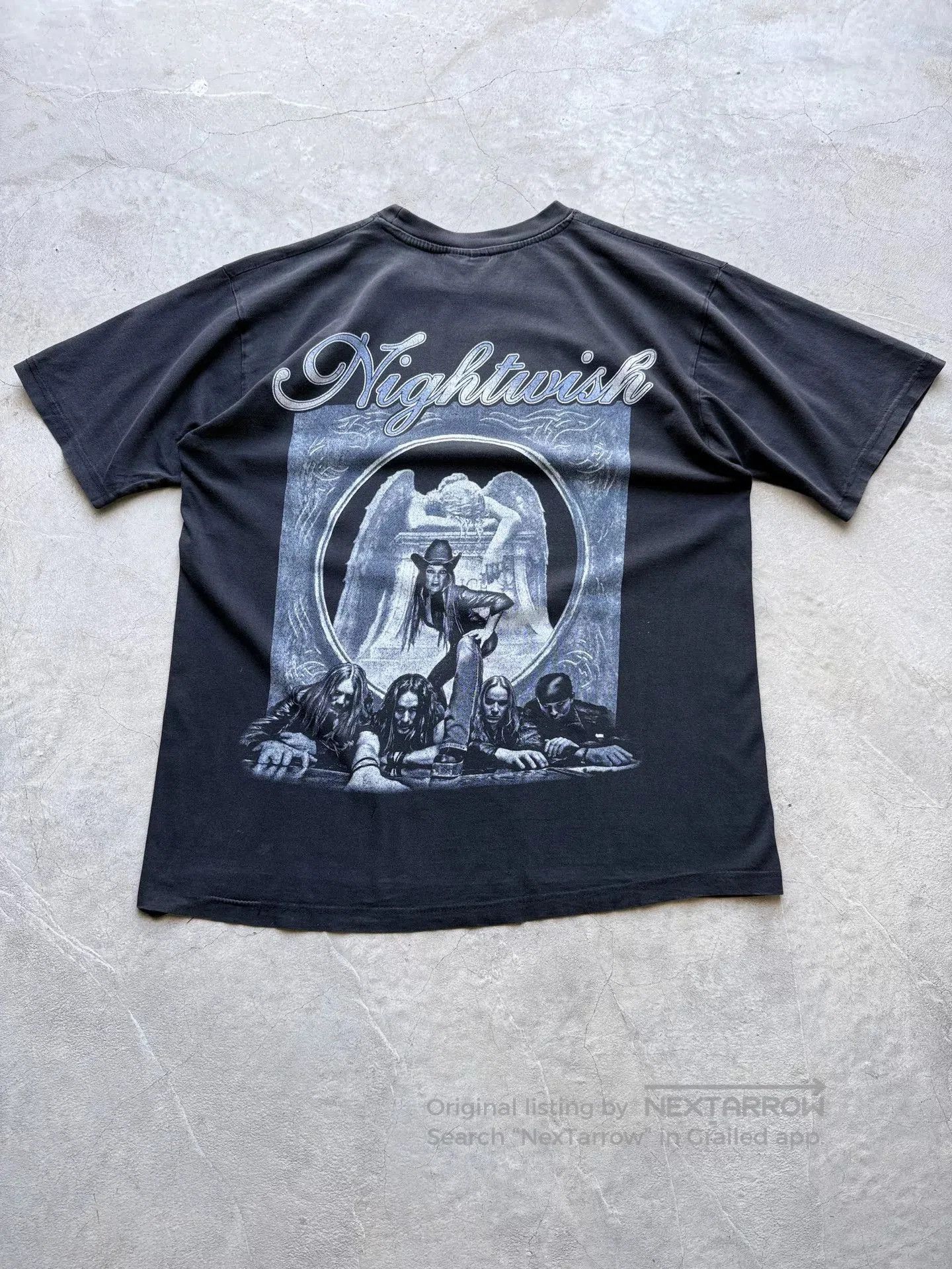 Vintage Vintage 00s Nightwish Once Band Tee. Size US L / EU 52-54 / 3 - 6 Thumbnail