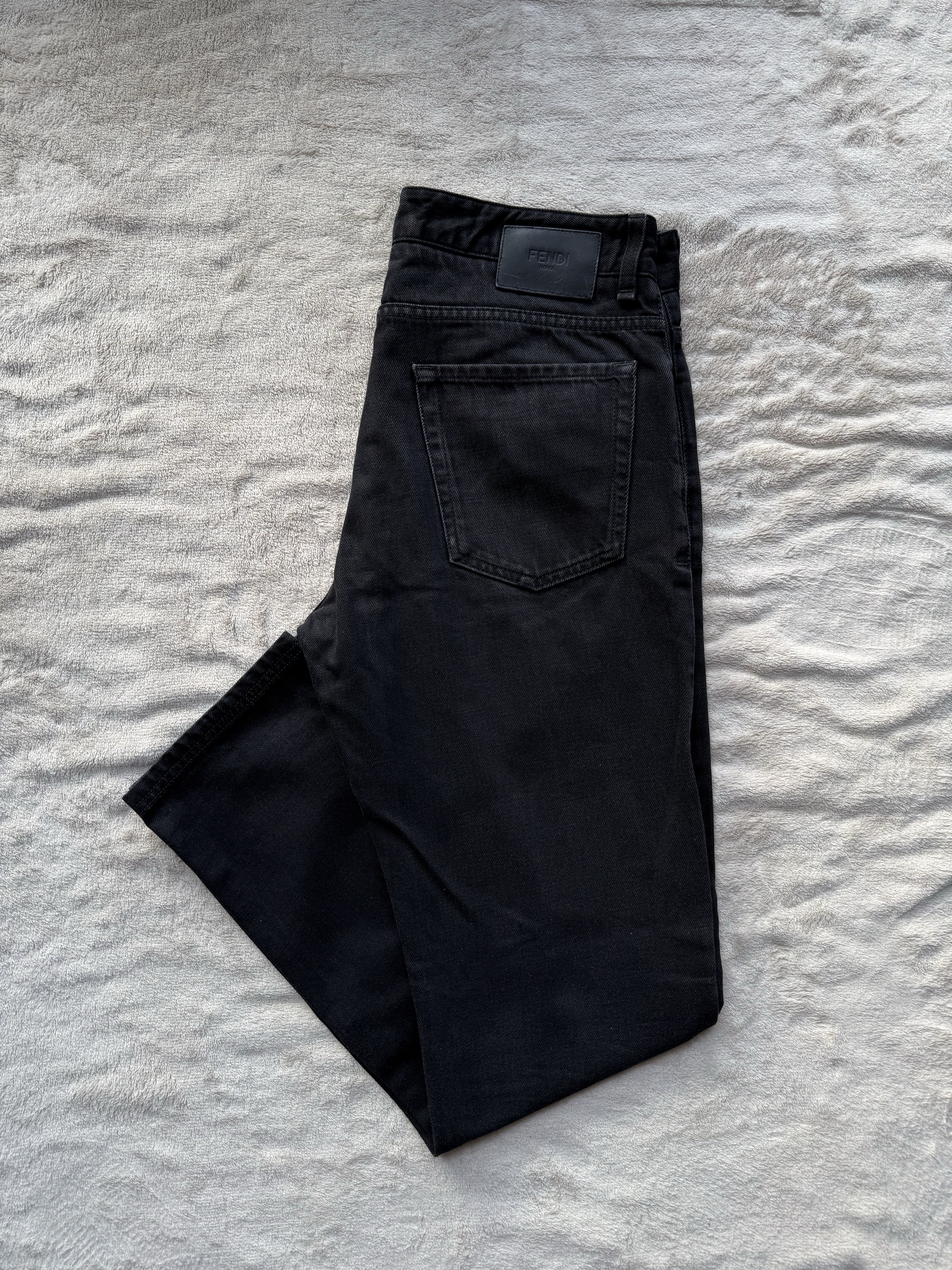 Fendi Fendi black men`s jeans Size US 36 / EU 52 - 1 Thumbnail