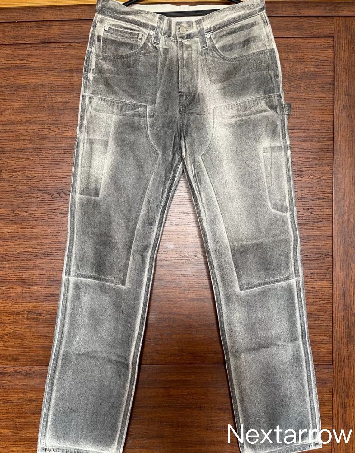 Helmut Lang Helmut Lang Italian made brushed adhesive logging pants Size US 31 - 1 Thumbnail