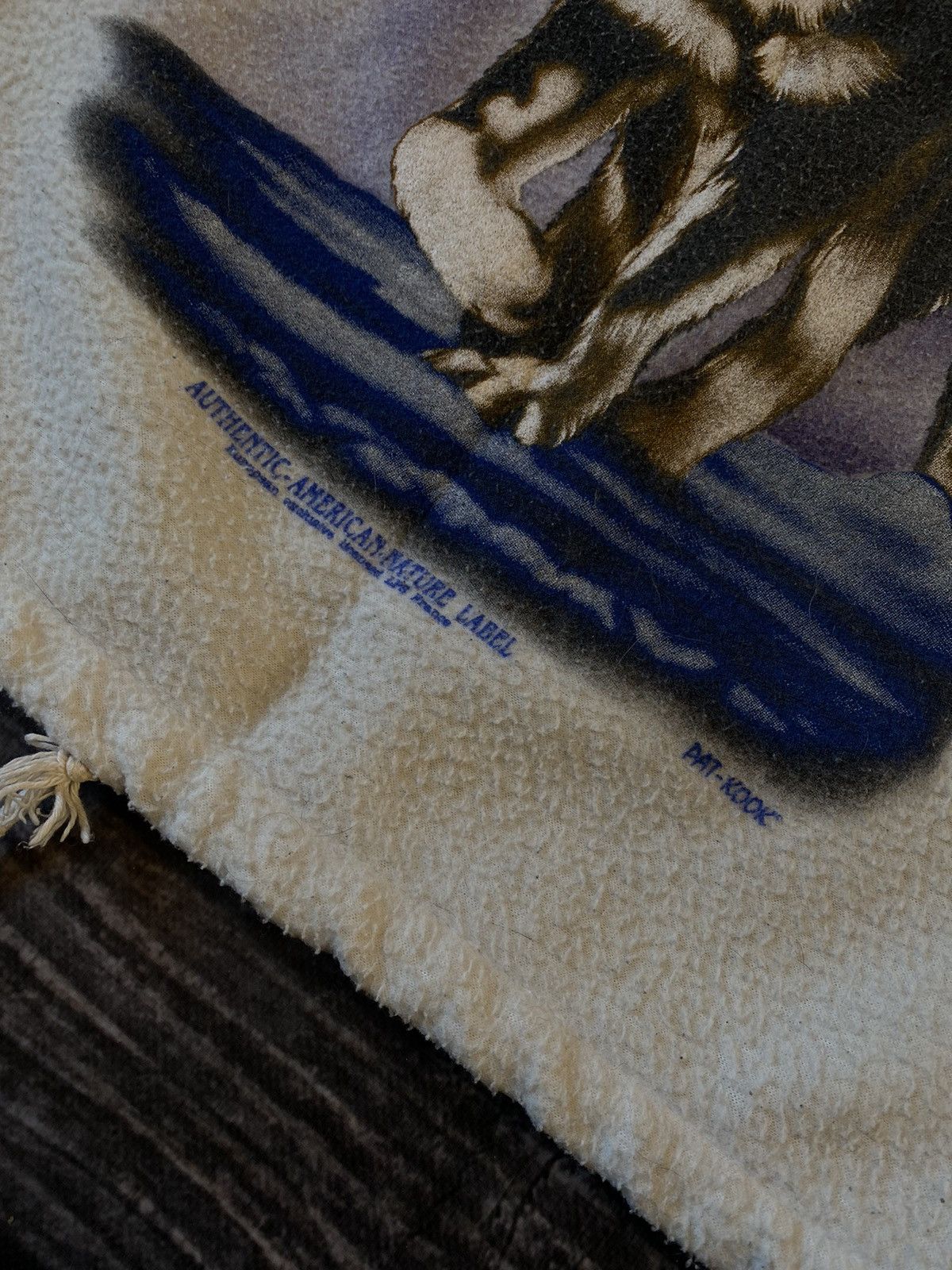 Japanese Brand × Vintage 🔥ANIMAL PRINT WOLF FLEECE 1/3 zip sweatshirt y2k Size US M / EU 48-50 / 2 - 3 Thumbnail