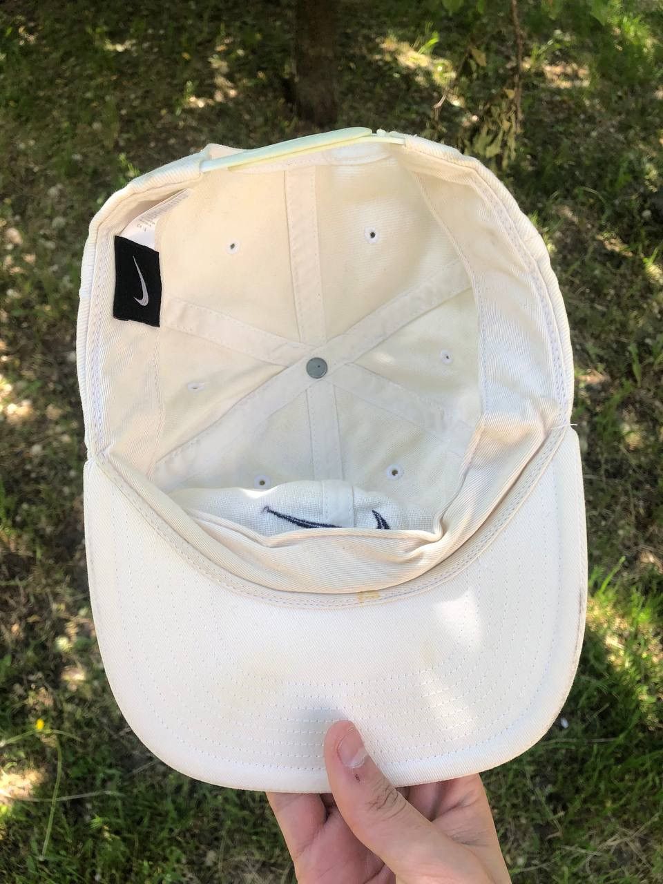 Vintage VERY RARE NIKE BIG LOGO SWOOSH CAP RETRO DRILL Y2K 90s SK8 Size ONE SIZE - 7 Thumbnail