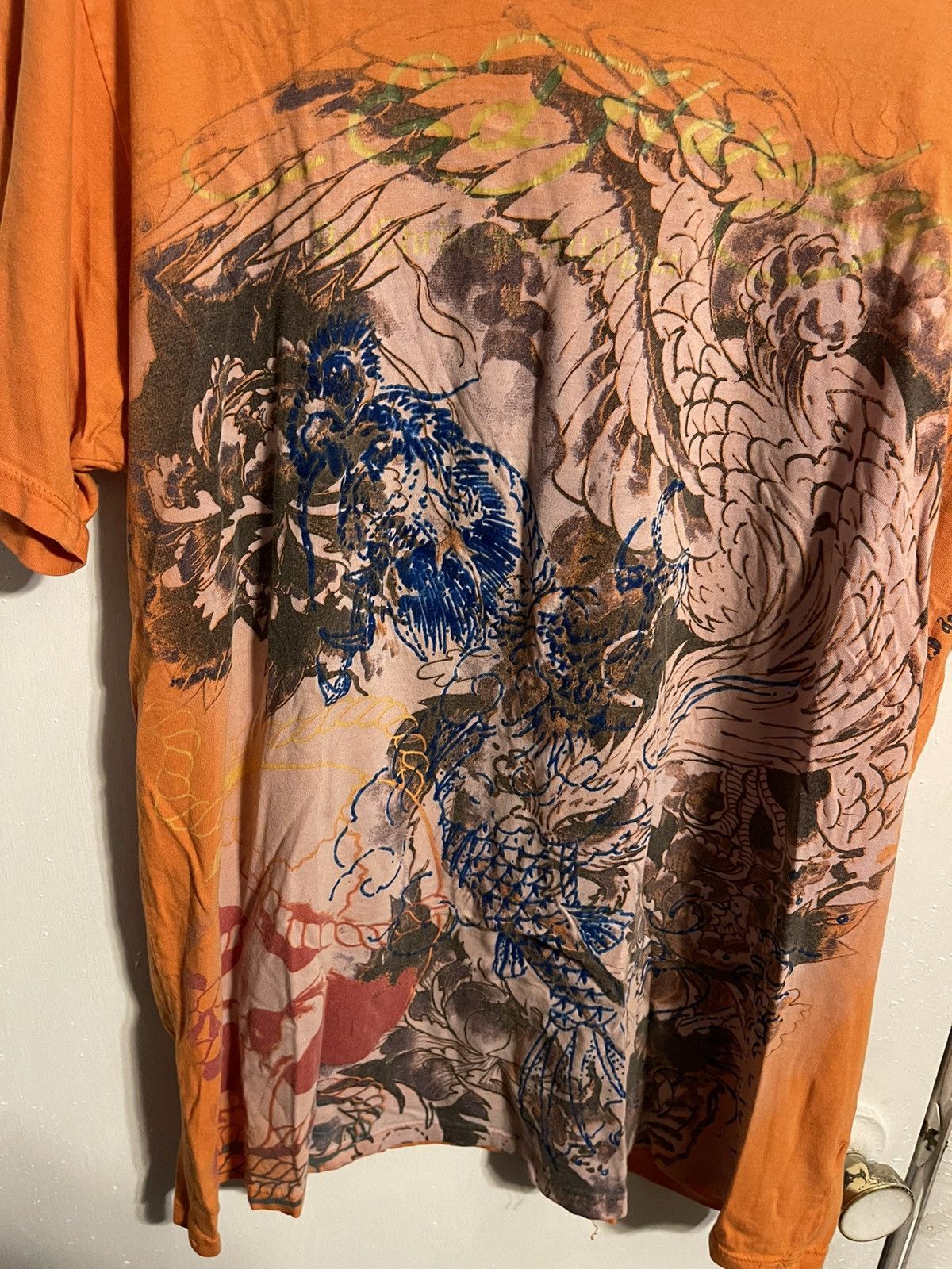 Christian Audigier × Ed Hardy × Vintage Vintage Ed Hardy Tee Size US L / EU 52-54 / 3 - 2 Thumbnail