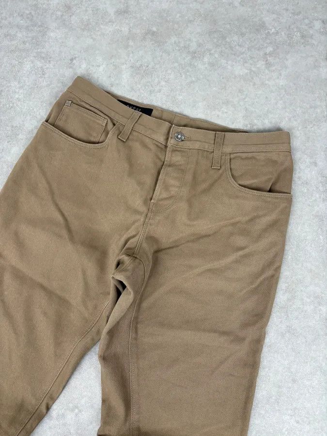 Gucci SS2009 Gucci Beige Classy Slim Pants Size US 31 - 5 Thumbnail
