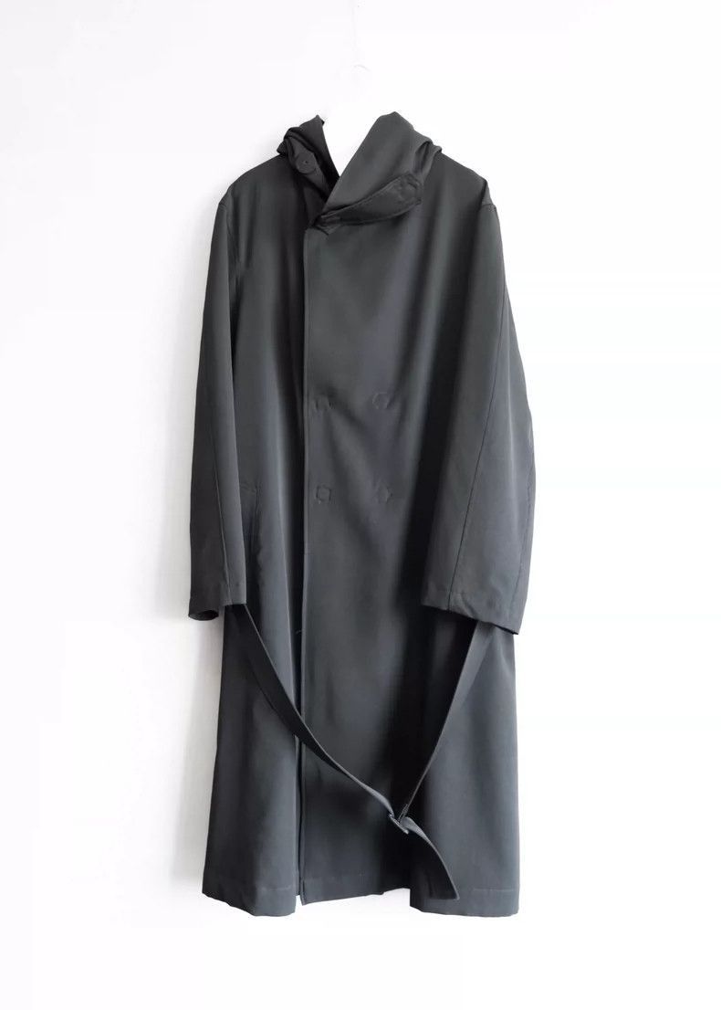 Yohji Yamamoto Yohji Yamamoto Yohji Yamamoto Black Long Coat for Boxers Size US L / EU 52-54 / 3 - 2 Thumbnail