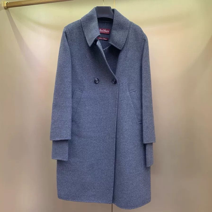 Max Mara gray cashmere coat by Max Mara Size US M / EU 48-50 / 2 - 1 Thumbnail