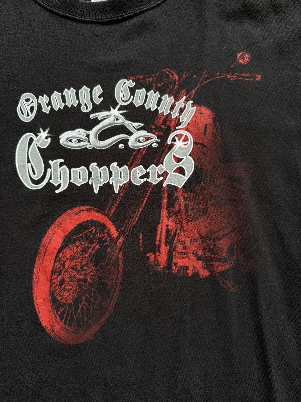 Harley Davidson × Vintage × West Coast Choppers Vintage Rare West Coast Choppers Biker Sun Faded Tee Size US L / EU 52-54 / 3 - 2 Thumbnail