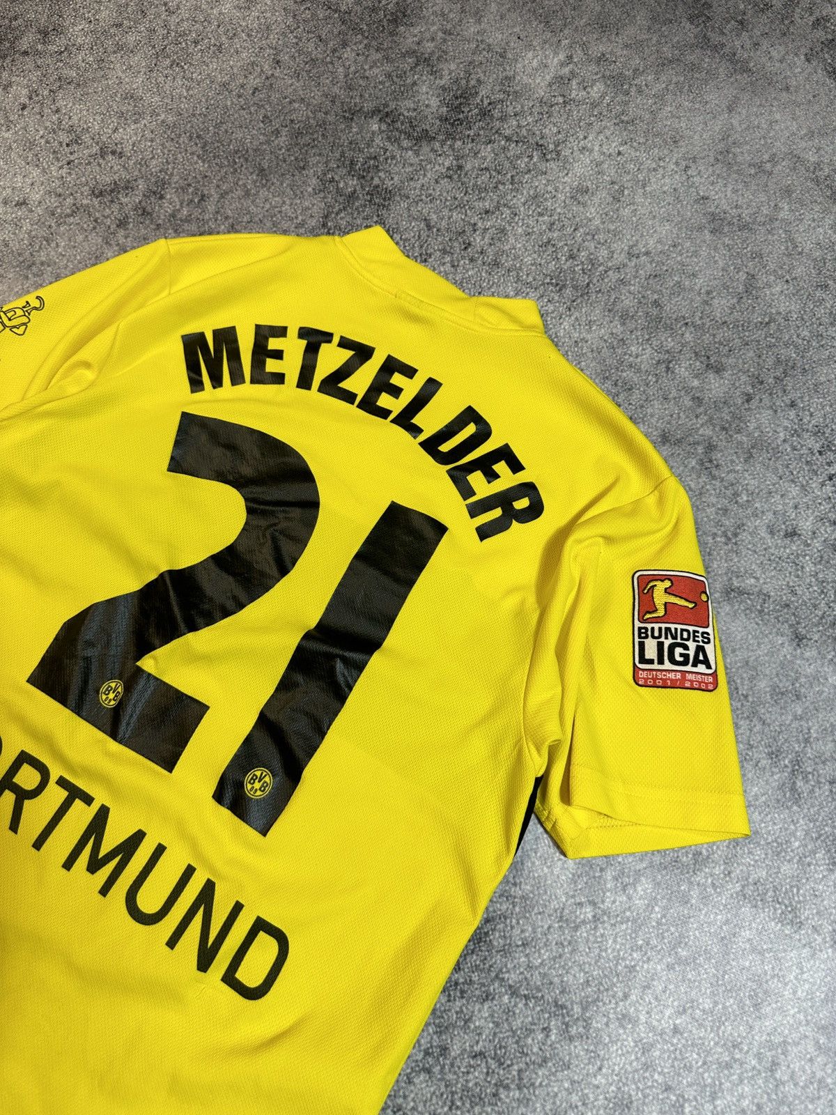 Vintage Vintage Borussia Dortmund 21 Metzelder Soccer Jersey Rare S Size US S / EU 44-46 / 1 - 2 Thumbnail