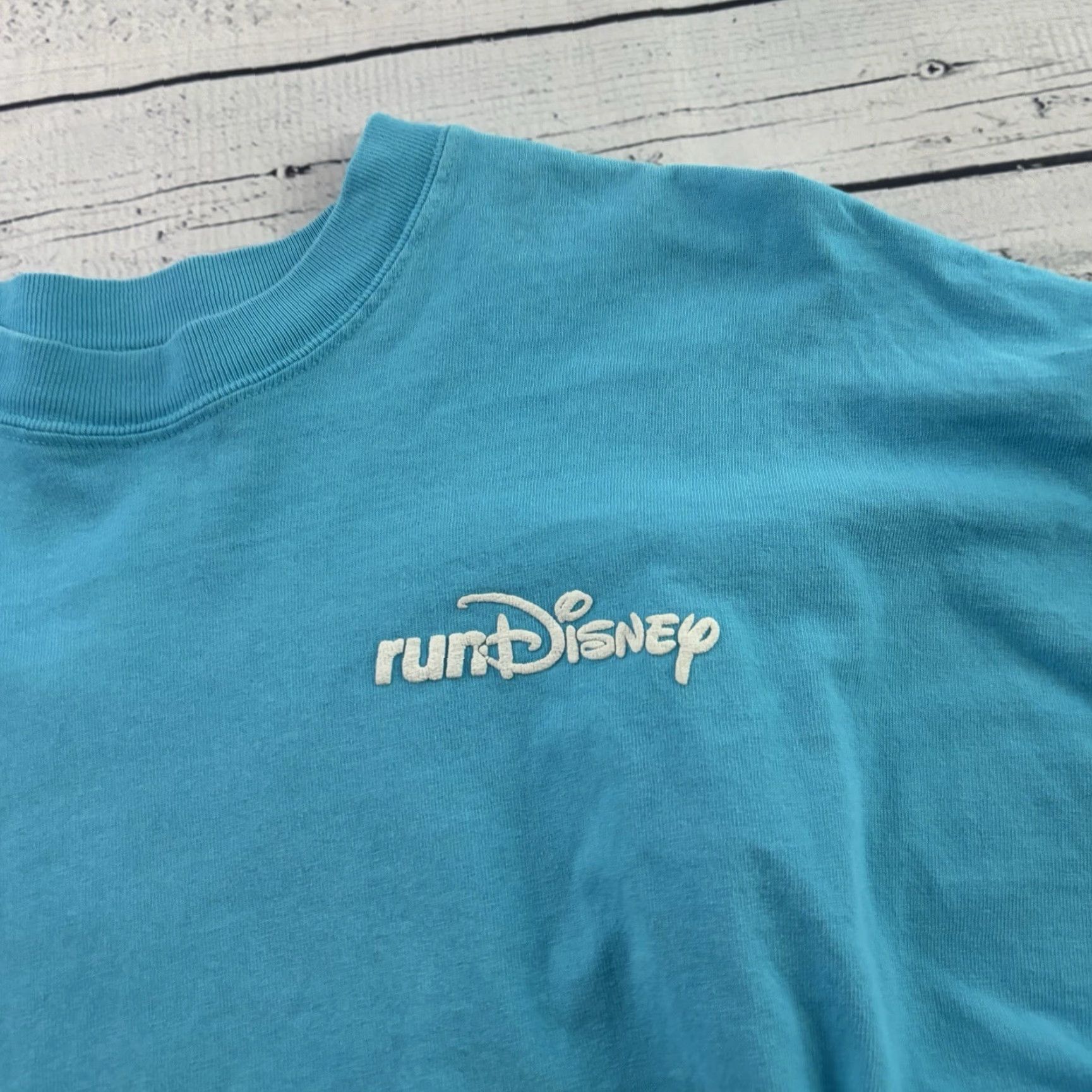 Disney Disney Spirit Jersey Long Sleeve Shirt Unisex XL Blue T-Shirt Button Front Crew Neck 2020s Disney Run Spirit Jersey Size US XL / EU 56 / 4 - 2 Thumbnail