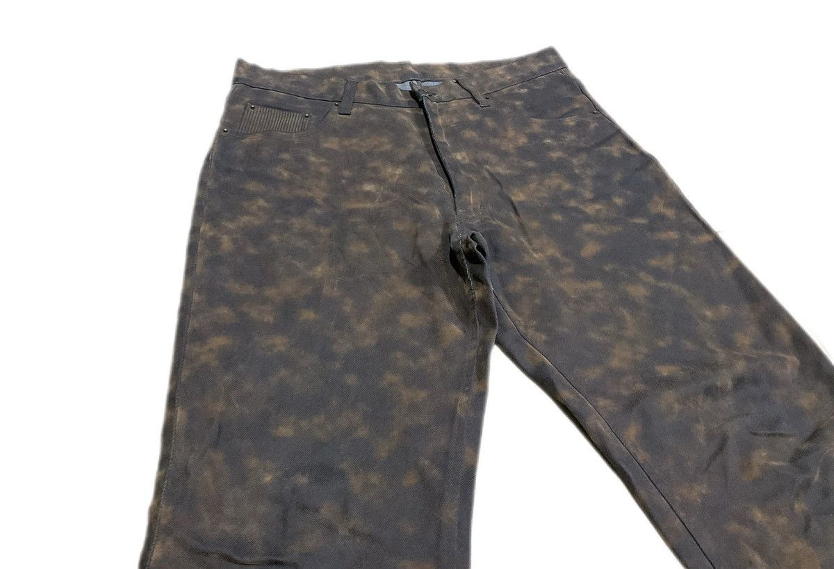 If Six Was Nine 🔥Y2K Archived 291295 Homme Rusty Coated Denim Acid Size US 32 / EU 48 - 2 Thumbnail