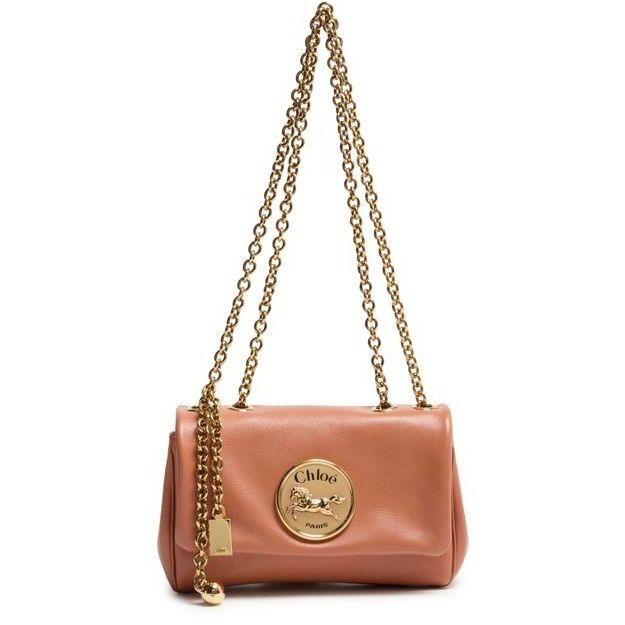 Chloe Chloe Small Heritage Wooden Orange Grained Leather Shoulder Size ONE SIZE - 5 Thumbnail