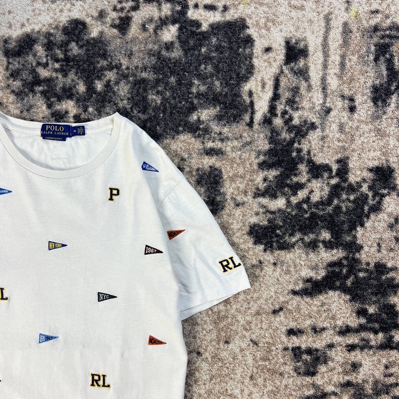 Polo Ralph Lauren Polo Ralph Lauren Luxury Multilogo T-Shirt Streetwear 1TS107 Size US M / EU 48-50 / 2 - 2 Thumbnail