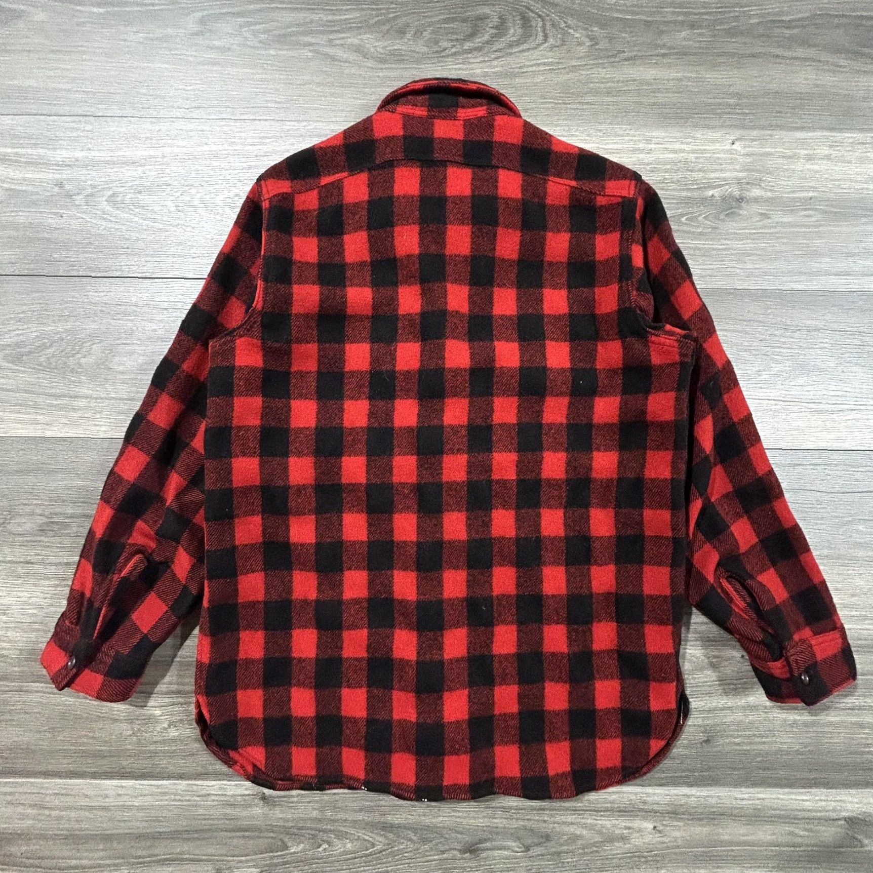 Vintage VINTAGE Big Yank Shirt Mens M Plaid Flannel 30s Buffalo Wool Buttoned Pocketed Casual Workwear Size US M / EU 48-50 / 2 - 2 Thumbnail