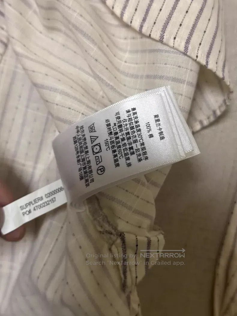 RRL Ralph Lauren RRL Ralph Lauren Rare vintage striped polka dot beige shir Size US S / EU 44-46 / 1 - 2 Thumbnail