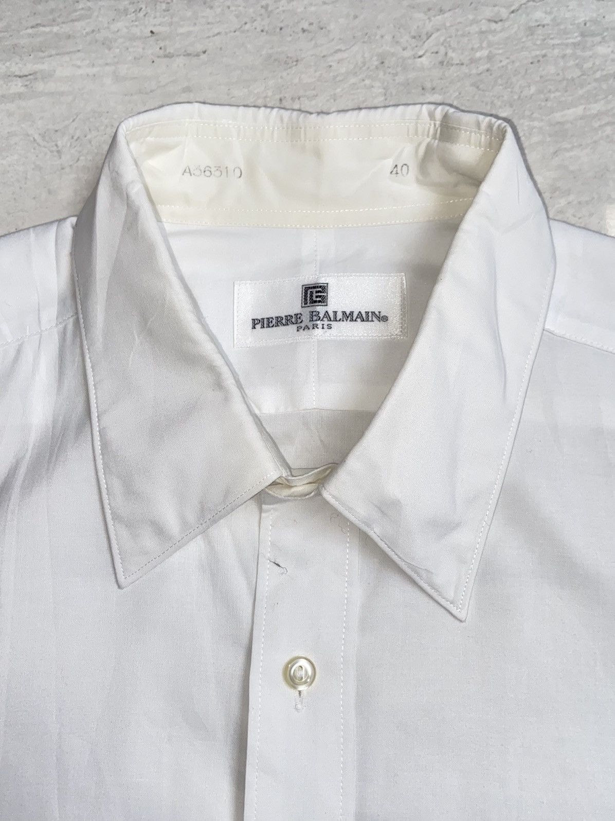 Pierre Balmain PIERRE BALMAIN White Shirt Size US M / EU 48-50 / 2 - 5 Thumbnail