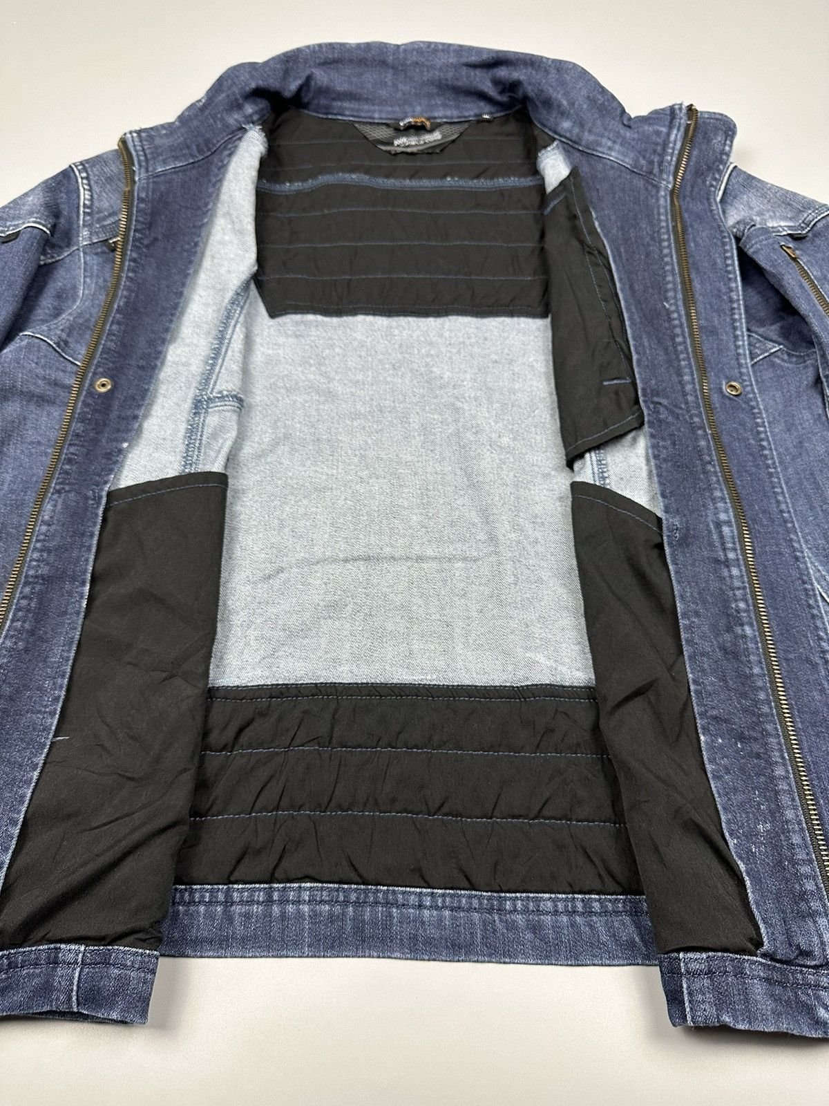 If Six Was Nine × Le Grande Bleu (L.G.B.) NWZ Next Workerz X Feildcore Cordura Denim Jacket Size US XXL / EU 58 / 5 - 10 Thumbnail