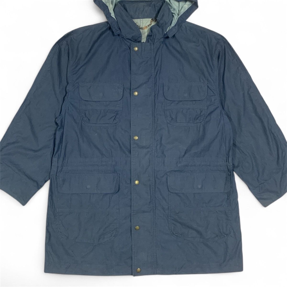 Alfred Dunhill Vtg Alfred Dunhill Cotton Resin Waterproof Utility Jacket Size US XS / EU 42 / 0 - 3 Thumbnail