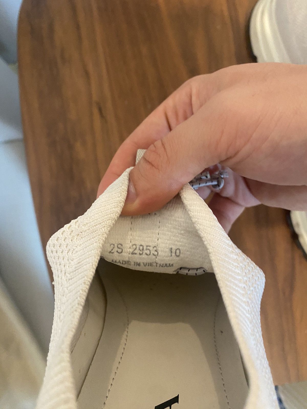 Prada Prada White Knit Sneaker Size US 10 / EU 43 - 6 Thumbnail