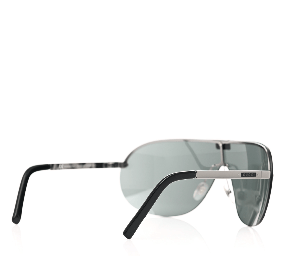 Gucci × Tom Ford × Vintage Gucci Sunglasses GG1853 Aviator Shield Sport Bike Vintage Size ONE SIZE - 4 Thumbnail