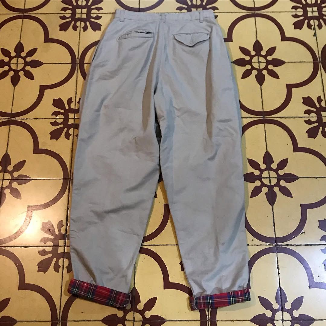 L.L. Bean × Vintage Vintage LL Bean 8 petite Chinos Khakis brown Trouser Pants Size US 32 / EU 48 - 6 Thumbnail