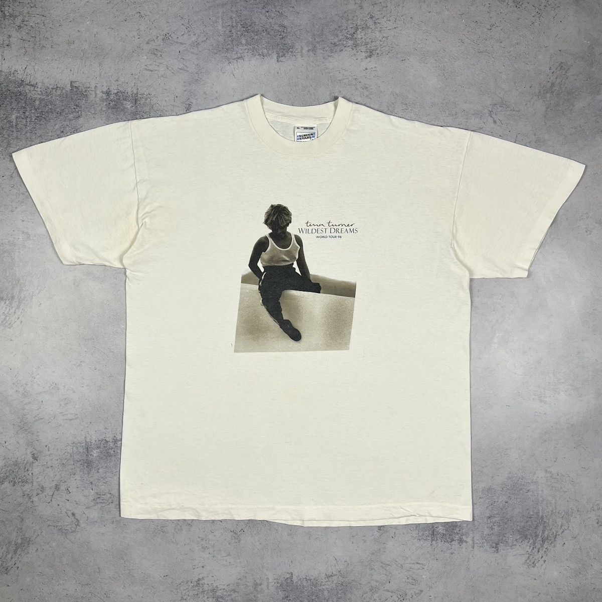 Band Tees Vintage Tina Turner Wildest Dreams tour rare tee 1996 Size US XL / EU 56 / 4 - 2 Thumbnail